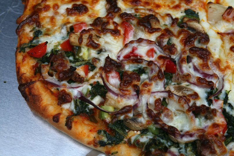Pizza with Hmong Sausage — Big Green Egg Forum